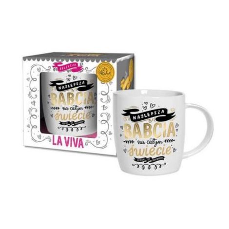 Kubek Pan Dragon La Viva! Gold Babcia